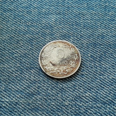 2h - 5 Centimes 1908 Luxemburg / an unic de batere / Luxembourg foto