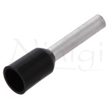 Terminal cablu 1.5mmp 10mm izolat negru