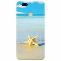 Husa silicon pentru Xiaomi Mi A1, Starfish Beach