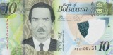 Bancnota Botswana 10 Pula 2018 - P35 UNC ( polimer - vezi descriere )