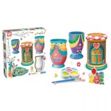 Set de pictura vaza ceramica 9 piese 868-G10 CWT