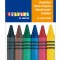 Set 6 creioane colorate cerate cu diametrul de 8 mm