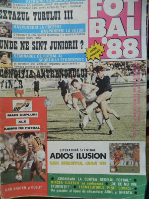 Revista fotbal - 1988 foto