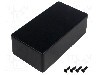 Carcasa aluminiu, 66mmx121mmx39mm, IP54, HAMMOND - 1590N1BK