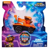 Patrula Catelusilor Pup Squad Racers Vehicul Metalic Zuma Scara 1:55