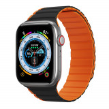 Bratara smartwatch apple watch 1/2/3/4/5/6/7/8/se/se 2/ultra de 42/44/45/49mm, negru