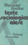 Texte sociologice alese, Humanitas