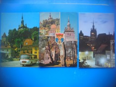 HOPCT LOT 3664 - 3 CARTI POSTALE-SIGHISOARA - JUD MURES-CIRCULATE