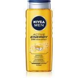 NIVEA MEN Active Energy Gel de duș pentru bărbați 500 ml