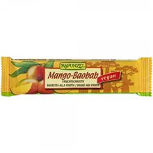 Baton de Fructe cu Mango si Baobab Bio 40gr Rapunzel Cod: 1438180 foto