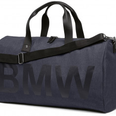 Geanta Oe Bmw Duffle Modern Piele De Vaca Bleumarin / Negru 80222454684