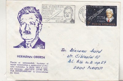 bnk fil Plic ocazional Hermann Oberth - Cluj 1983 foto