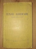 Texte literare pentru clasa a 8-a Editura: de stat didactica si pedagogica
