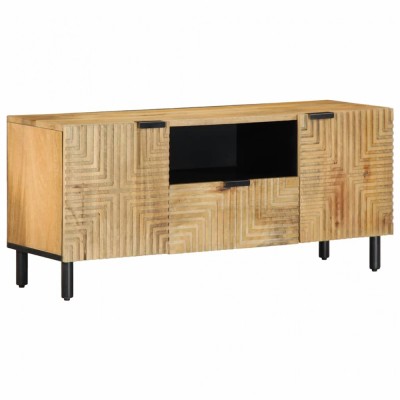 vidaXL Dulap TV maro 105x33x46 cm lemn masiv de mango foto