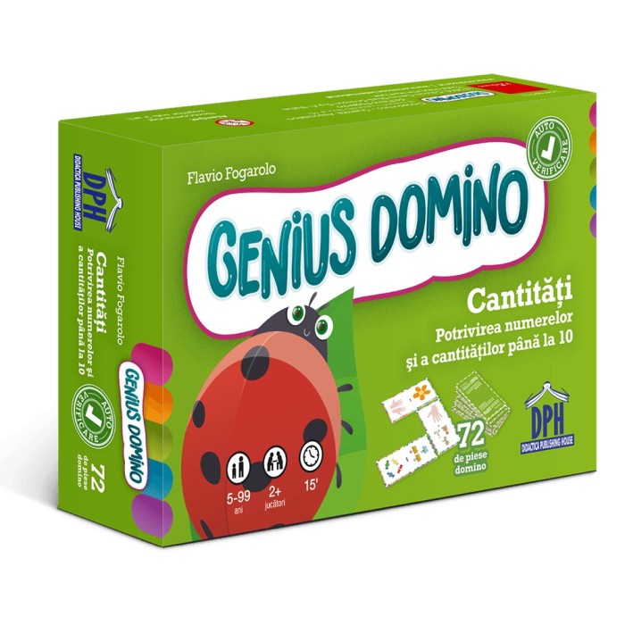 Genius Domino - Cantitati, - Editura DPH