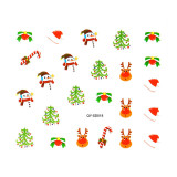 Cumpara ieftin Abtibild Unghii SensoPRO Milano Christmas Wonderland Edition, QY-SD018