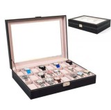 Cumpara ieftin Cutie depozitare ceasuri 24 spatii, Watchbox