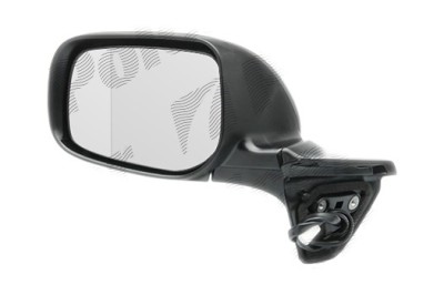 Oglinda exterioara Toyota Auris (E15), 03.2007-04.2010, partea Stanga, culoare sticla crom, sticla convexa, cu carcasa neagra , cu incalzire , ajusta foto