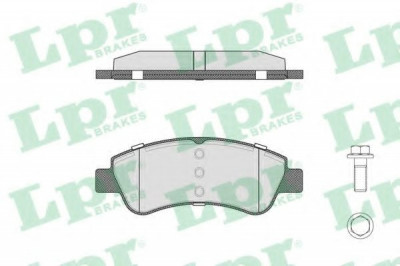 Set placute frana,frana disc PEUGEOT 307 (3A/C) (2000 - 2016) LPR 05P802 foto