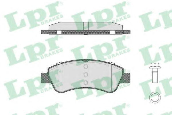 Set placute frana,frana disc PEUGEOT 307 (3A/C) (2000 - 2016) LPR 05P802