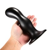 Plug anal X-Men 8.66&quot; Extra Girthy Butt Plug Black II (23cmx 5cm)