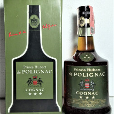 rare cognac Prince Hubert de Polignac, Cl 75 GR. 40 ANII 1970