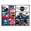 Set magneti - Mini Union Jack, Nostalgic Art Merchandising