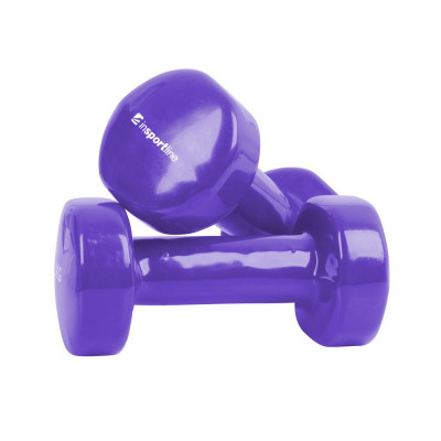 Gantere vinil inSPORTline 2 x 1 kg FitLine Training foto