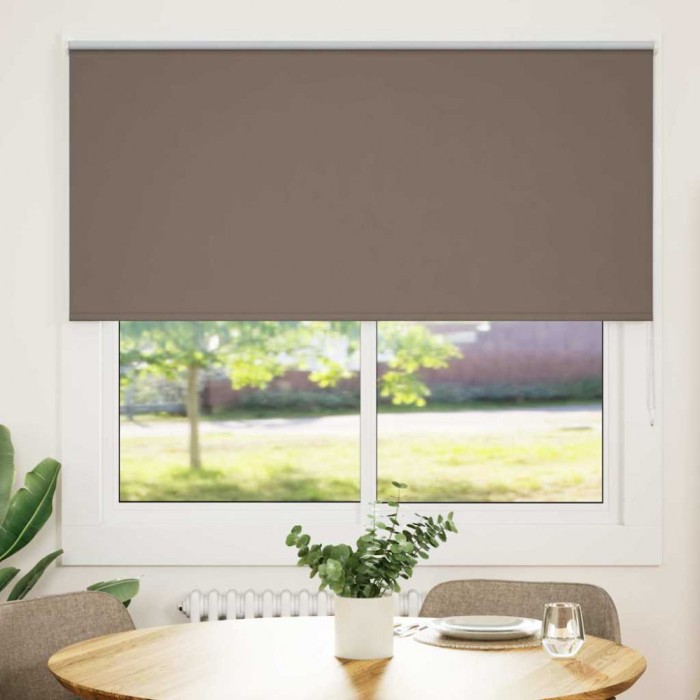 vidaXL Jaluzea cu role opace cafea 150x130 cm lățime material 146,6 cm 4010982