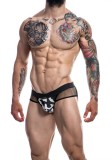 Chiloti C4M Mixed Jockstrap, Camuflaj, XL, Negru