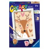 Cumpara ieftin Ravensburger - CreArt pictura pe numere pentru copii cerb dragut