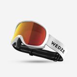 Ochelari de schi/snowboard G500 Orice Vreme Alb Copii/Adulți, Wedze