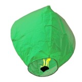 Lampion zburator, hartie biodegradabila, Verde