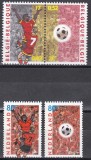 Belgia, Olanda 2000 - C. E. de Fotbal, Belgia și Țările de Jos, 2 Serii, MNH, Nestampilat