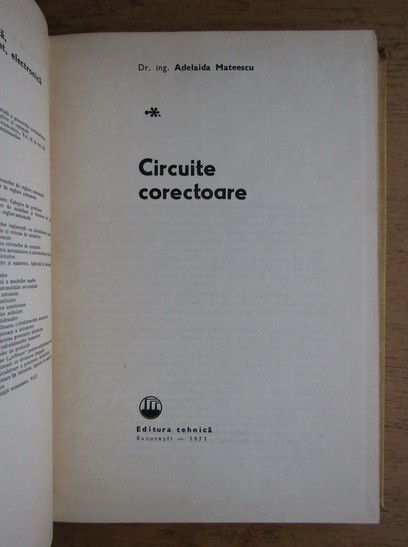 Adelaida Mateescu - Circuite corectoare