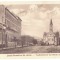 4577 - DEVA, Hunedoara, Biserica Reformata si Liceul - old postcard - used 1929