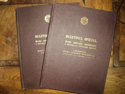 Buletinul Oficial al Marii Adunari Nationale a RPR Legislatura a III-a Sesiunea I, II si III 1957 foto