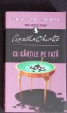 Cu cartile pe fata - Agatha Christie, Litera, Hercule Poirot, Politista, Romana, Paperback, Foarte Buna