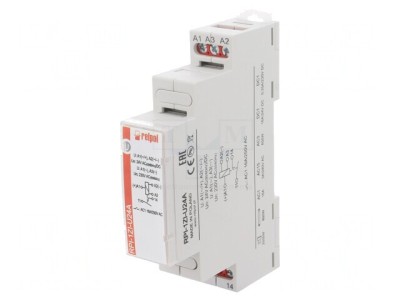 Releu monostabil SPST-NO 16A IP20 24V foto