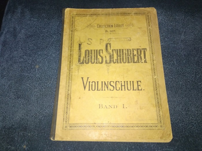 LOUIS SCHUBERT - VIOLINSCHULE BAND I