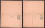 Germany Reich - Old postcard with reply on reverse side UNUSED D.885