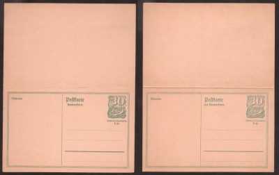 Germany Reich - Old postcard with reply on reverse side UNUSED D.885 foto
