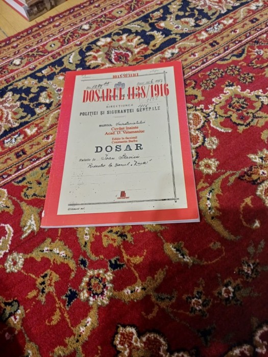 Ioan Slavici - Dosarul 1138/1916