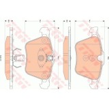 TRW set placute frana, frana disc Cotec