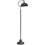 HOMCOM Lampadar pe picior pentru living rotativ la 180&deg;, lampă &icirc;n arc cu abajur reglabil, &icirc;ntrerupător la picior, 42x25,5x152cm, negru | Aosom Romania
