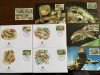 Solomon - reptile - serie 4 timbre MNH, 4 FDC, 4 maxime, fauna wwf