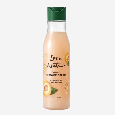 Cremă de duş cu ovăz &amp;amp; caise organice Love Nature (Oriflame) foto