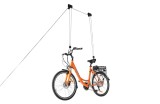 Suport bicicleta tavan Menabo Garage Lift 30kg, depozitare cutie portbagaj, prindere usoara, include dibluri si chingi