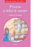 Printesa si bobul de mazare. Poveste cu pictograme. Citesc cu ajutor (Nivelul 1)