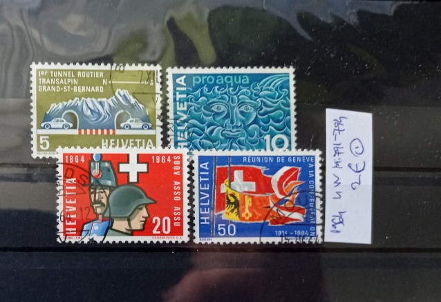 TS21 - Timbre serie CCCP - Elvetia - Helvetia 1964